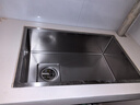 悍高（HIGOLD） 厨房水槽304不锈钢手工压纹大单槽家用台下洗菜盆家用洗碗槽水池 68×43单槽 实拍图