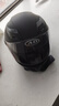 AD新国标电动车头盔男女士四季通用电瓶车安全帽男款冬季保暖围巾全盔女款防雾轻便3C认证摩托车头盔 新国标B【哑黑】黑茶 实拍图
