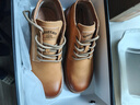 皓顿（HAUT TON）马丁靴男款头层牛皮复古短筒新品百搭工装靴子时尚大黄靴 588卡其色 41 (适合运动鞋42码) 实拍图