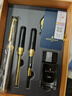 梦特娇（MONTAGUT）【热门商品】钢笔礼盒伴手礼三笔头墨水套装商务男士高档签字笔女士精致美工笔礼物全钢色 实拍图