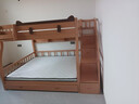 可颜上下铺床儿童床男孩女孩卡通高低床子母床双层床小户型实木上下床 柜梯款 上床宽160  下床宽180 实拍图