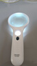 得力(deli)LED灯2.5倍高清阅读放大镜 Ф70mm/Ф22mm双镜片 白色 实拍图