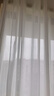 水星家纺纱帘透光不透人客厅阳台窗纱窗帘白纱穿孔款270宽×270高cm(双开) 实拍图