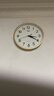 康巴丝（Compas）挂钟客厅 12英寸简约静音客厅石英钟表挂墙时钟 C2866 金色30.5cm 实拍图