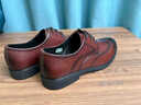 七匹狼皮鞋男士休闲鞋不闷脚高档真牛皮布洛克结婚办公雕花商务正装皮鞋 棕色 41 实拍图