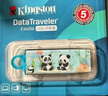 金士顿（Kingston）256GB USB3.2 Gen 1 U盘 DTX 竹林熊猫印刷款 实拍图