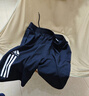 阿迪达斯短裤男夏季透气薄款宽松休闲运动梭织五分裤 黑/白 1CS-BW  M  实拍图