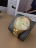 劳力士王子瑞士进口男士手表全自动机械表高档镶钻防水夜光十大名牌新款金表 全金金面-享全国专柜终身质保服务 原装进口 41mm 直径 晒单实拍图