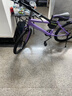 BOMEILUN儿童自行车6-10-15岁中大童单车男女孩单速脚踏车学生变速山地车 【单速】荧光紫 +骑行大礼包 22寸 身高135-155CM/约10-15岁 实拍图