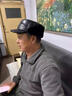 啄木鸟真皮帽子男士冬季加绒保暖羊皮鸭舌帽护耳雷锋帽中老年平顶棒球帽 晒单实拍图
