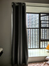 沫梵【窗帘+伸缩杆】窗帘免打孔安装布艺窗帘棉麻感遮光卧室成品 浅灰(遮光93%左右) 适用宽1.6-2.1米【窗帘高1.8米】 实拍图