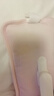 彩虹热水袋暖手宝充电暖宝宝暖水袋注水暖手袋热敷暖肚子 粉色 实拍图