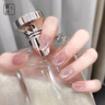 晨色手工穿戴甲美甲贴片指甲贴甲片短款假指甲（玻璃珠猫眼S） 实拍图