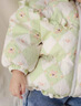 巴拉巴拉婴儿花版羽绒服女童冬季短款外套保暖甜美时尚萌208424107010 实拍图
