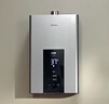 美的（Midea）16升燃气热水器天然气智控增压水伺服恒温【国补立减15%】 ECO节能 低水压启动JSQ30-MK6耀夜 实拍图