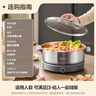 美的（Midea）0涂层电火锅不锈钢火锅专用锅分体可拆全钢速沸电火锅电热锅多功能锅6.5L电煮锅多用途锅HGS30G1 实拍图