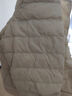 鸭鸭（YAYA）佟丽娅同款轻薄羽绒服女新款冬季短款圆领内胆修身时尚薄外套男 驼色【女款无领】 4XL 实拍图