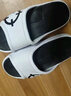 准者运动拖鞋男天际1夏季防水防滑软弹凉鞋室内外穿厚底涉水一字拖鞋 白/黑 【高弹防水按摩底 天际1 】 42 实拍图