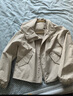 优衣库女装休闲连帽短外套/时尚百搭25秋冬新款479229 31 米色 M /160/84A 实拍图