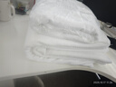 华思美酒店宾馆纯棉白浴巾白色美容院足浴全棉专加大加厚白毛巾批發 600克加厚长绒70X140 纯白色 实拍图