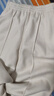 三彩2025冬季新款休闲裤松紧腰宽松直筒裤长裤简约M 奶白色预售[付款15天内]发 S 155/64A 155/64A 实拍图