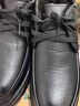 卡帝乐鳄鱼（CARTELO）真皮冬季爸爸棉皮鞋加绒加厚休闲男棉鞋中老年高帮男士棉鞋保暖男 【棉鞋】黑色系带 41 标准码 实拍图