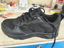 安踏运动鞋男鞋子男士秋冬季款皮网面拼接软底轻便减震跑步训练徒步鞋 【店长推荐皮网男鞋】黑武士-1 40 实拍图