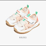 基诺浦（ginoble）学步鞋25年夏季男女宝宝舒适透气凉鞋沙滩鞋GW1741粉色/亮白 实拍图