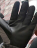 目丸保暖手套男女户外冬天骑行防寒风加绒厚触屏女防水冬季棉滑雪手套 4#雪花圆标黑色（拼色男款） 实拍图
