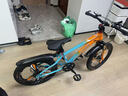 凤凰山地自行车男女变速山地车碟刹青少年儿童自行车学生单车 星际 橙蓝【变速+三刀轮】 20寸【适合125-160cm】 实拍图