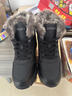 全洲狼 雪地靴男冬季新款东北棉鞋男大码抗寒防水加绒保暖轻便防滑靴子 黑色棉鞋-升级版 加绒 42 (260mm) 实拍图