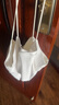 FitonTon吊带背心女士美背文胸一体运动瑜伽内衣带胸垫性感打底内搭白L 实拍图