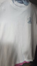 京东京造儿童t恤男5A抑菌新疆棉圆领衣服男装打底衫印花 白色130 实拍图