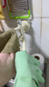 咚西抹布架真空吸盘厨房置物架免打孔壁挂式毛巾架挂杆卫生间收纳架子 【奶白色】一只装-真空吸附 实拍图