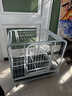 獒少保狗笼方管狗笼子大中小型犬金毛加粗宠物狗狗笼子狗屋用品 白色带天窗78*54*73cm 建议30内中小型犬 实拍图