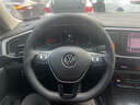 徐记 真皮手缝方向盘套适用大众迈腾ID.4X途观L朗逸id3速腾帕萨特探岳 定制款B021全皮款-月白线 所有车型可定制 实拍图