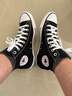 匡威（Converse）男女 ALL STAR常青款 高帮帆布情侣休闲鞋 101010 42码US8.5码 实拍图