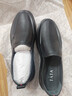 他她Tata软底商务休闲皮鞋黑色英伦增高真皮爸爸鞋高端男VVK02DM4 40 实拍图