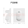 九牧（JOMOO）蹲便器 双档节水水箱抗污蹲便器 防臭劲冲自洁蹲便器套装 纤薄前排带弯蹲便器14095-3 实拍图
