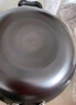爱仕达（ASD）炒锅铸铁锅不锈无涂层平底炒菜锅34cm燃气电磁炉通用WG8334QB 实拍图