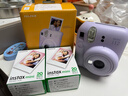 富士（FUJIFILM）立拍立得mini12 mini11/7/9升级款 相纸一次成像相机拍照生日礼物 Mini12 鸢尾紫（现货） 官方标配 实拍图