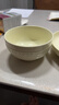 好运连连浮雕奶黄陶瓷餐具米饭碗小碗盘子碗盘微波炉 4只好运连连奶黄4.5英寸碗 实拍图