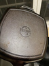 LODGE【美国进口】26CM铸铁锅不易粘煎锅无涂层牛排锅鸡蛋饼通用L8SGP3 实拍图