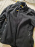 京东京造防静电户外摇粒绒外套秋冬抓绒衣透气保暖夹克男女同款 黑色 M 实拍图