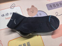 安踏袜子【4双装】运动袜秋季保暖舒适抗菌男女跑步篮球袜短中长筒袜 实拍图