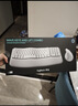 罗技（Logitech）Wave Combo 无线人体工学键鼠套装 垂直鼠标 无线蓝牙鼠标 办公键盘 无线键盘 蓝牙键盘 白色 实拍图