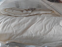富安娜 舒暖 100%羊毛蚕丝  二合一子母被加厚被 8.8斤 203*229cm 白 实拍图