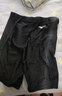 美津浓（MIZUNO）泳裤男士防尴尬大码长款5分裤专业速干抗氯游泳衣装备B1127黑L 实拍图