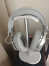 毕亚兹头戴式耳机支架 耳麦挂架展示架 游戏耳机托适用苹果索尼bose漫步者雷蛇放置架配件收纳 EJ15-白色 实拍图