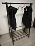 家逸衣架落地实木衣帽架卧室挂衣架可折叠衣架挂衣服架子门口置物架 实拍图